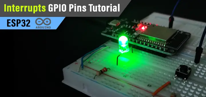 ESP32 External Interrupt Example GPIO Pins Interrupt Arduino IDE - Interrupt Latency
