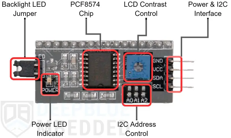 Arduino-I2C-LCD-PCF8574