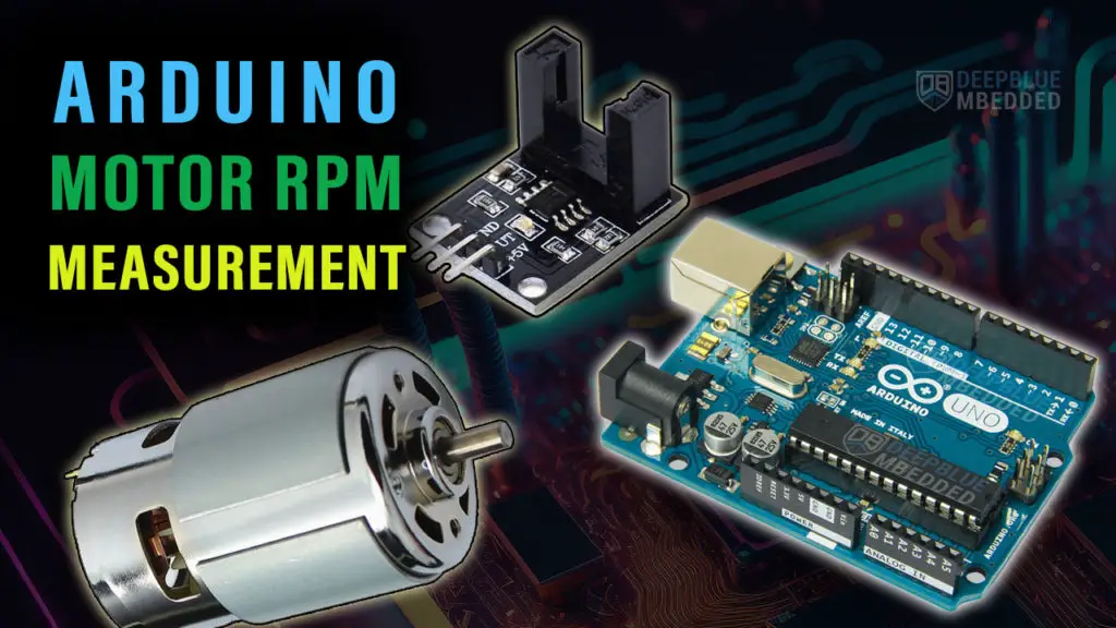 Arduino RPM Sensor (RPM Meter - Counter With Encoder) Motor Speed Measurement