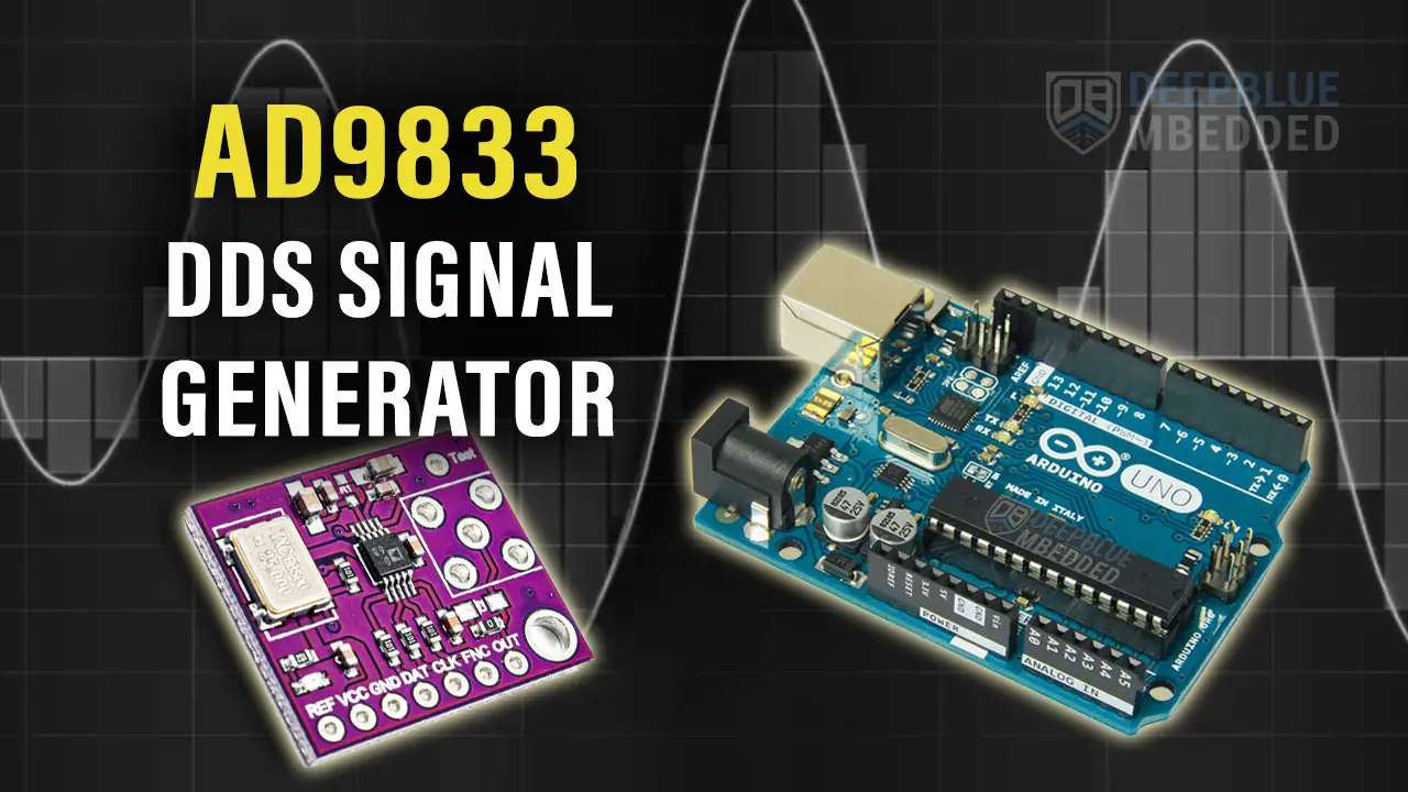 Arduino AD9833 Signal Generator (DDS Function Generator)