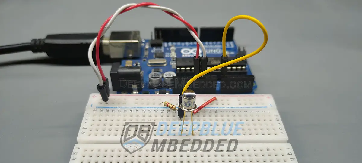 Arduino Phototransistor Circuit Wiring Example 3DU5C