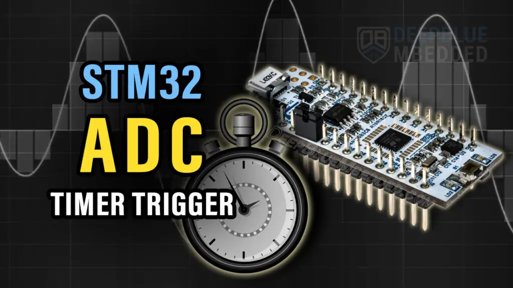 STM32 ADC Timer Trigger Example & External Trigger Sources